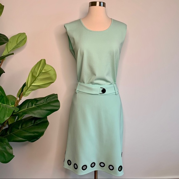 Carlisle Per Se Seafoam Green Shell and Skirt - Picture 1 of 11